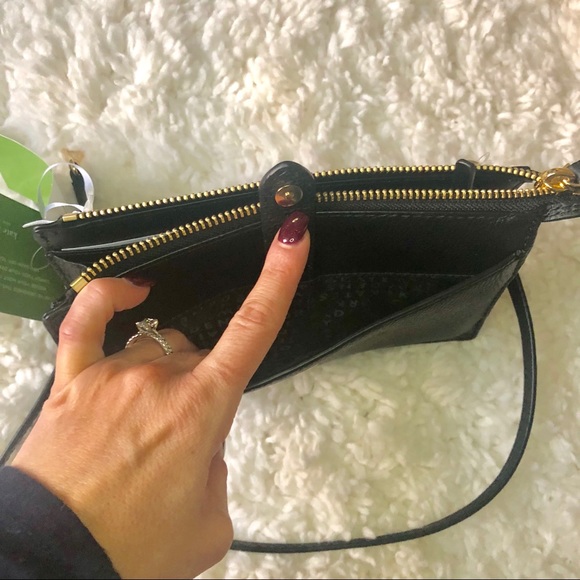 SALE🎉Kate spade black “Alegra” crossbody - Picture 6 of 8